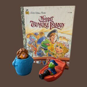 The Muppet Treasure Island Vintage Book and Toy Bundle